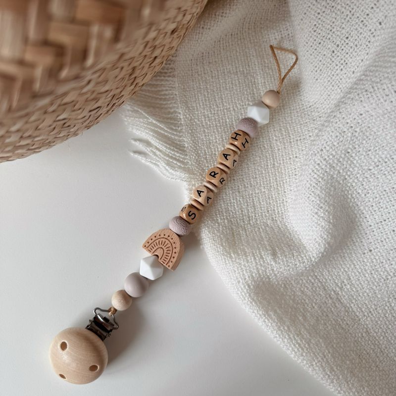 Boho Schnullerkette Blush