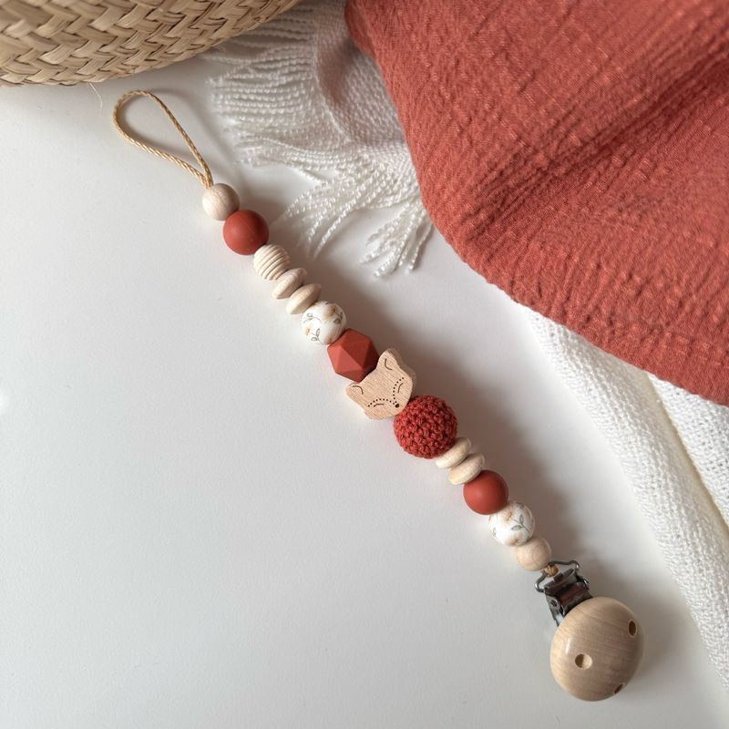 Foxy Schnullerkette Fleur