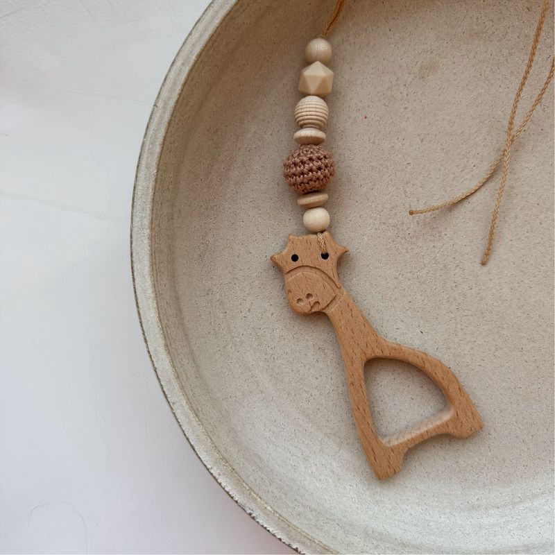 Anhänger Giraffe Mocca