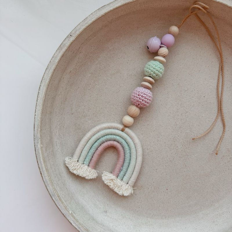 Anhänger Regenbogen Marshmallow
