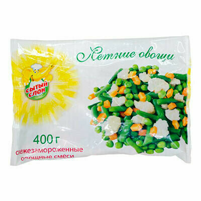 Летные овощи Сытый Слон фас.0,400г 10 шт.