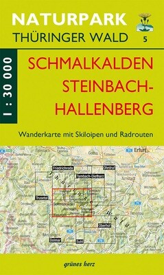 Wanderkarte Schmalkalden, Steinbach Hallenberg