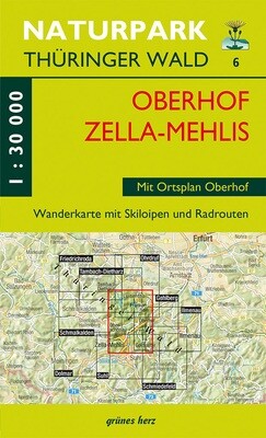 Wanderkarte Oberhof / Zella-Mehlis