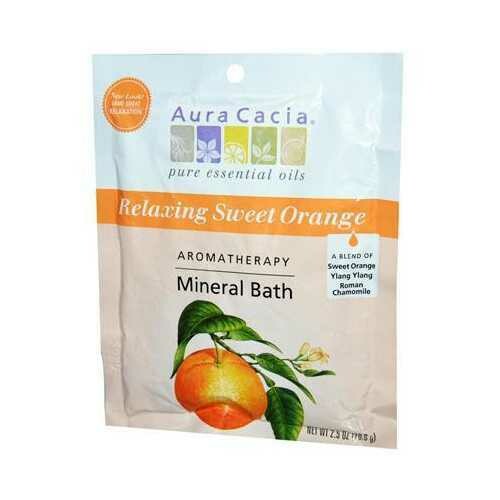 Aura Cacia Mineral Bath Relaxing Sweet Orange (6x2.5 Oz) Aura Cacia Mineral Bath Relaxing Sweet Orange (6x2.5 Oz)