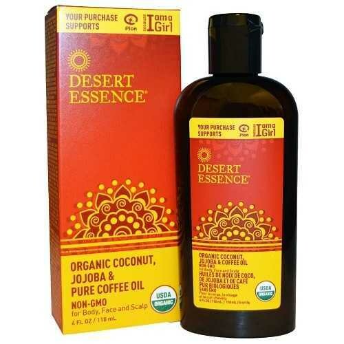 Desert Essence Organic Coconut, Jojoba & Pure Coffee Oil (1x4 OZ) Desert Essence Organic Coconut, Jojoba & Pure Coffee Oil (1x4 OZ)