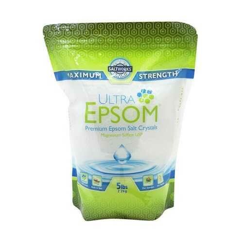 Saltworks Ultra Epsom Salt (1x5 LB ) Saltworks Ultra Epsom Salt (1x5 LB )
