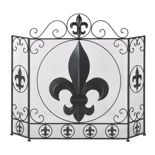 Fleur-De-Lis Fireplace Screen Fleur-De-Lis Fireplace Screen