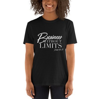 [BUSINESS WITHOUT LIMITS] Short-Sleeve Unisex T-Shirt