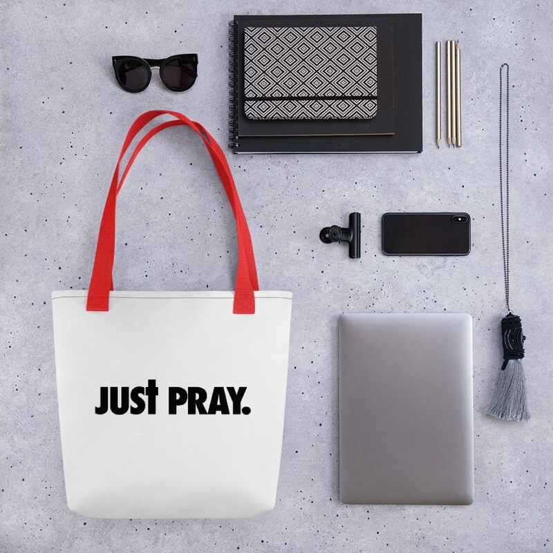 Just Pray Tote bag