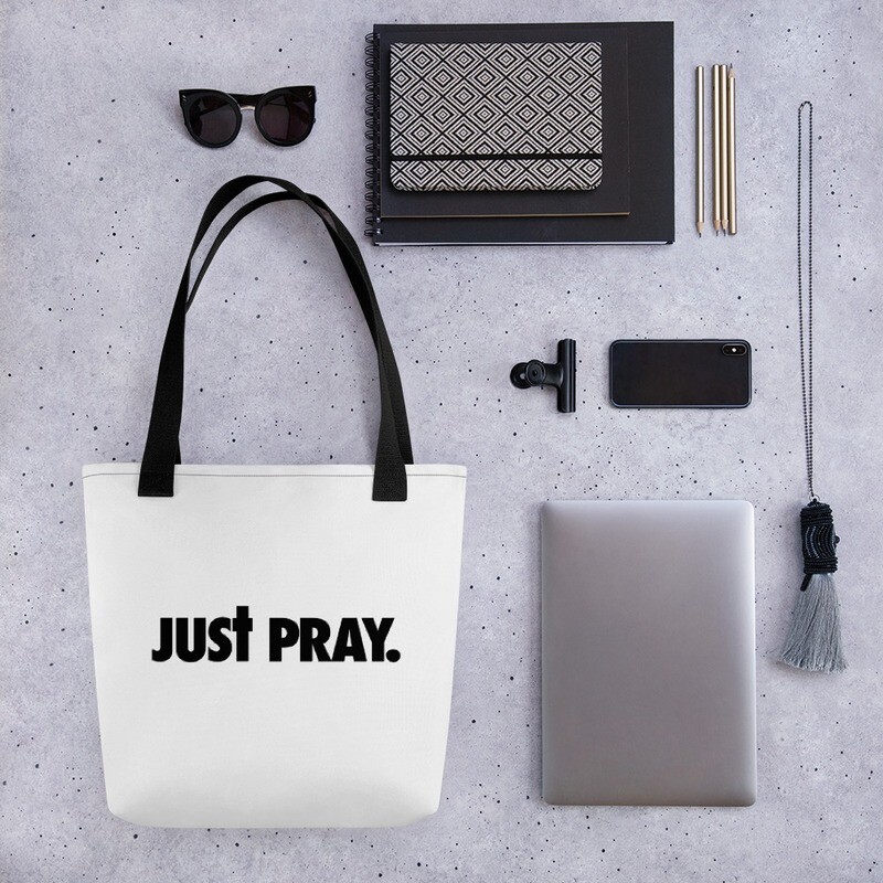 Just Pray Tote bag
