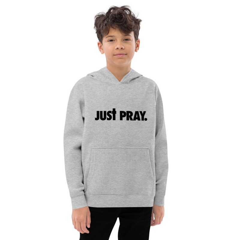 Just Pray Kids fleece hoodie
