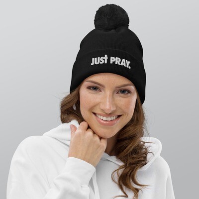 Just Pray Pom pom beanie
