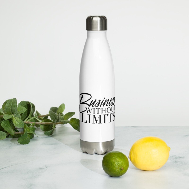 Business Without limits Stainless Steel Water Bottle