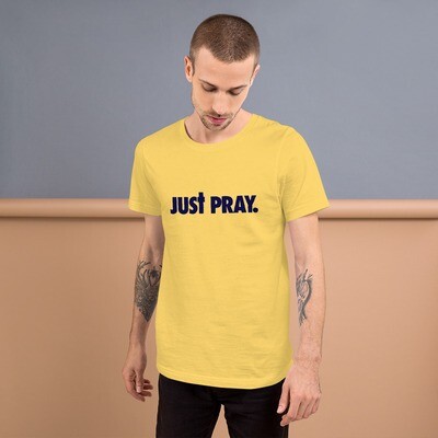 Just Pray | Blue Print T-Shirt