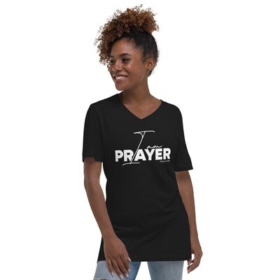 I Am PRAYER | ELITE Unisex Short Sleeve V-Neck T-Shirt