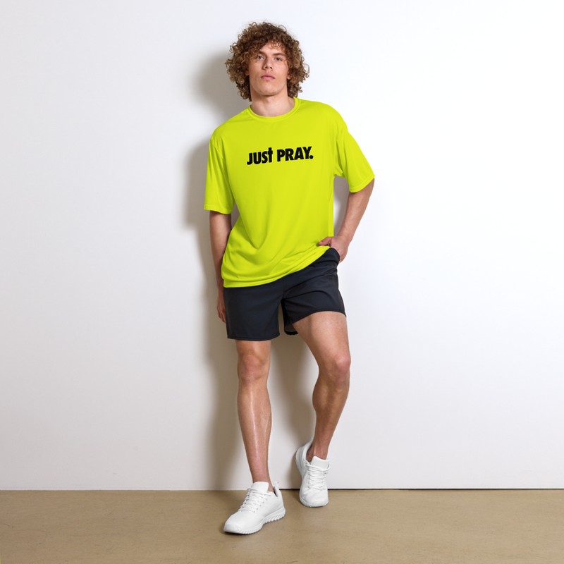 Just Pray Unisex performance crew neck t-shirt
