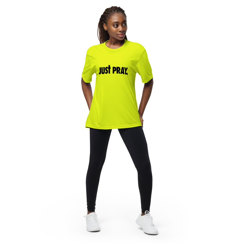 Just Pray Unisex performance crew neck t-shirt