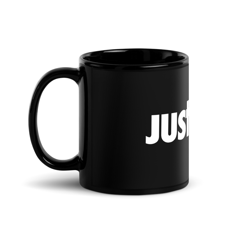 Just Pray | PREMIER DESIGN Black Glossy Mug