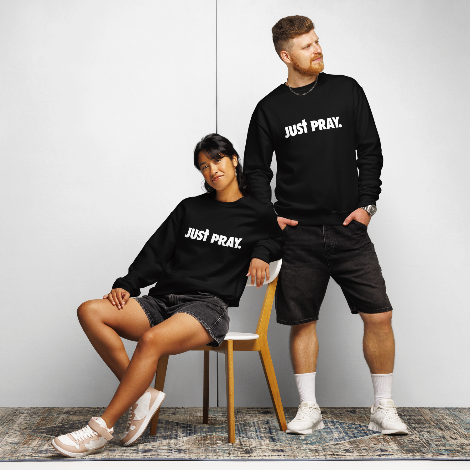 Just Pray Unisex Crew Neck