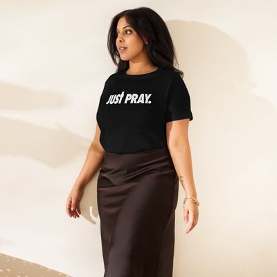 Just Pray | Premier Design Women’s high-waisted t-shirt