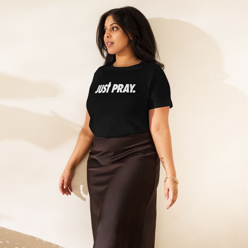 Just Pray | Premier Design Women’s high-waisted t-shirt