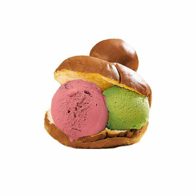 Eis im Schokoladen-Brioche mit Tuppo