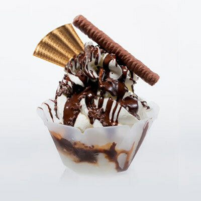 Stracciatella Becher