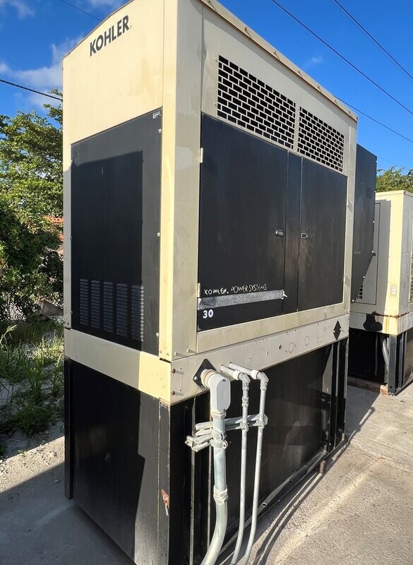 30KW KOHLER FIXED ENCLOSURE GENERATOR