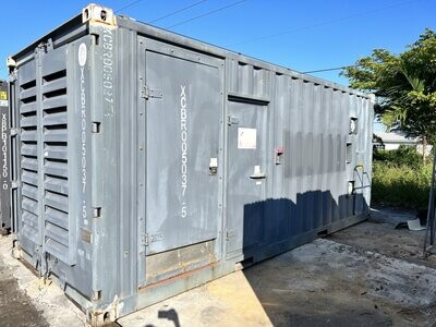 SOLD 500KW CUMMINS QSK19-G1 CONTAINERIZED NATURAL GAS GENERATOR