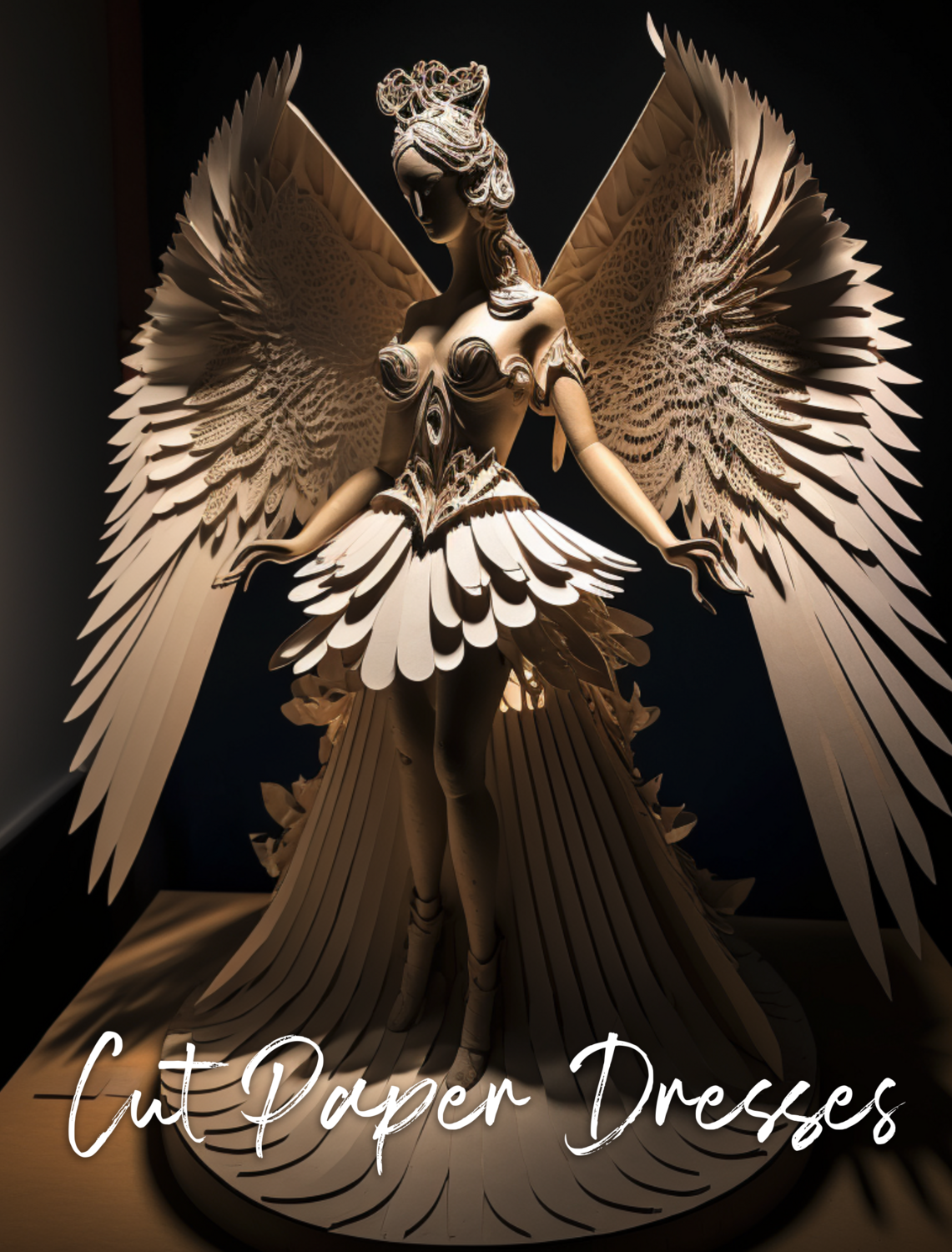 Cut Paper Dresses