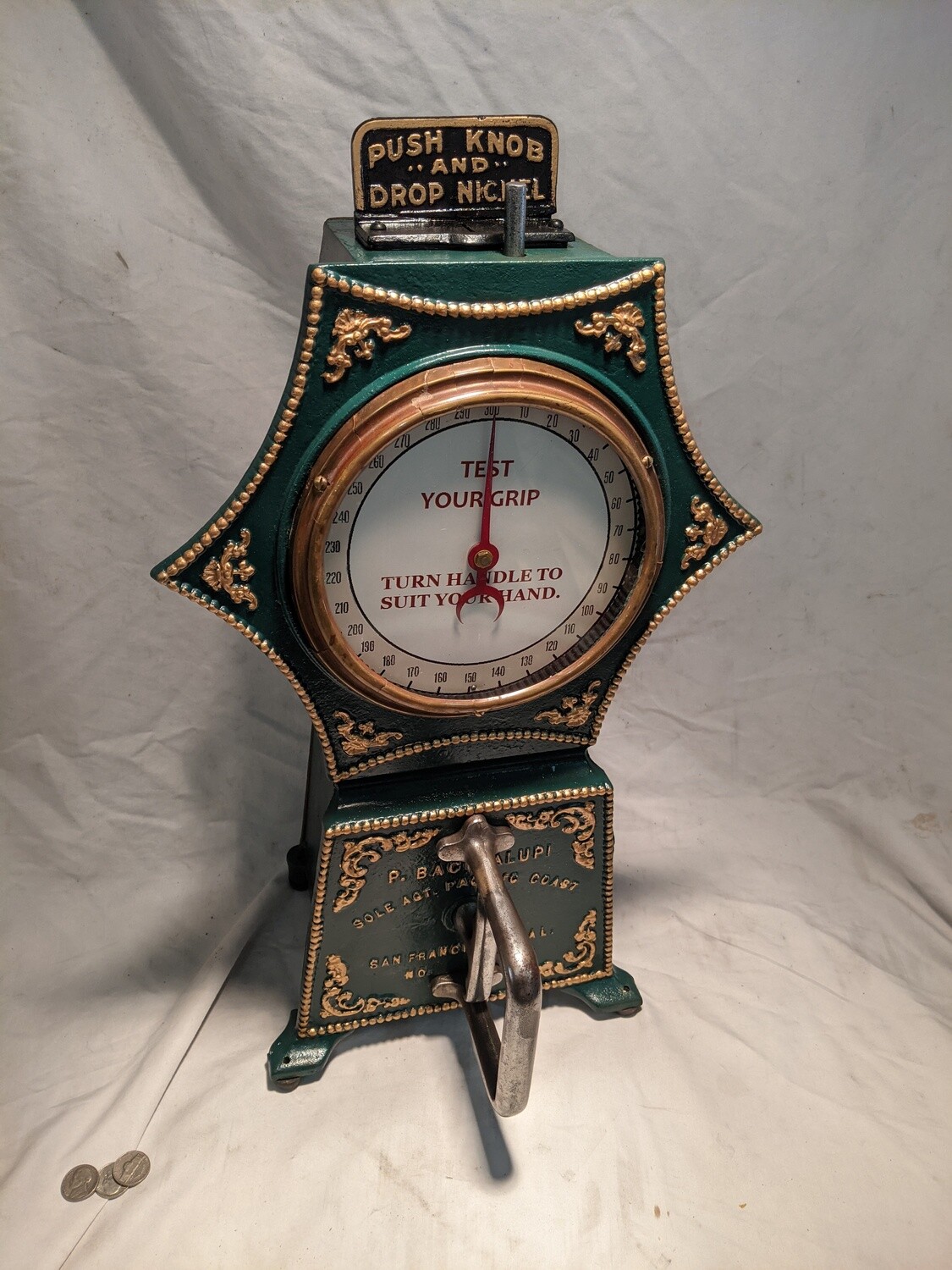 Bacigalupi Strength Tester Machine 1890&#39;s