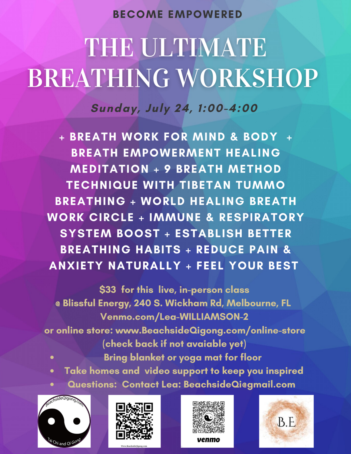 SOLD OUT-The Ultimate Breathing Workshop