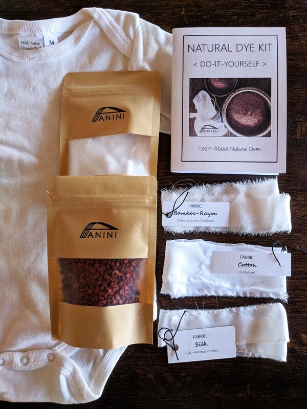 NATURAL DYE KIT - DYE-IT-YOURSELF - 100% Organic Cotton Baby Romper