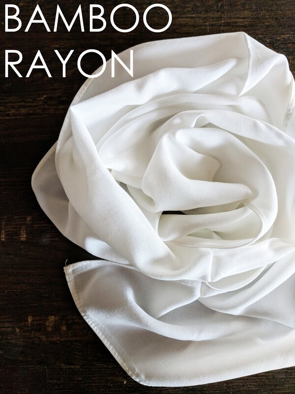NATURAL DYE KIT - DYE-IT-YOURSELF - 100% Bamboo Rayon Scarf