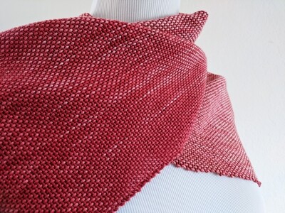 RED OMBRE' - 61"- HANDWOVEN