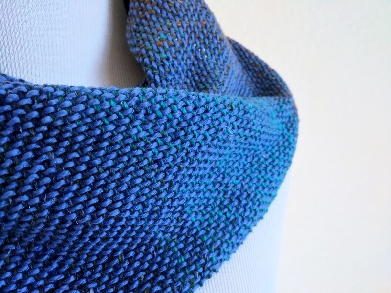 ORGANIC BLUE WATERS - HANDWOVEN