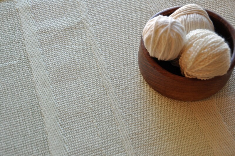 HANDWOVEN - GREEN OMBRE' TEXTILE