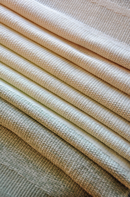 HANDWOVEN - GREEN OMBRE&#39; TEXTILE