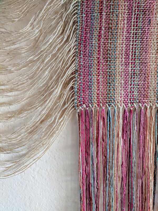 HOPE RAINBOW WALL HANGING - NATURAL SILK
