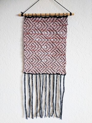 BALANCE WALL HANGING - NATURAL DYE - PASTEL PEACH