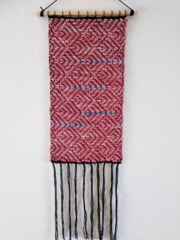 BALANCE WALL HANGING - NATURAL DYE - RUST RED