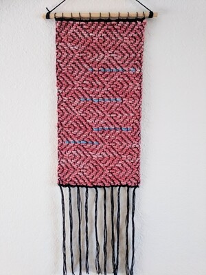 BALANCE WALL HANGING - NATURAL DYE - RUST RED