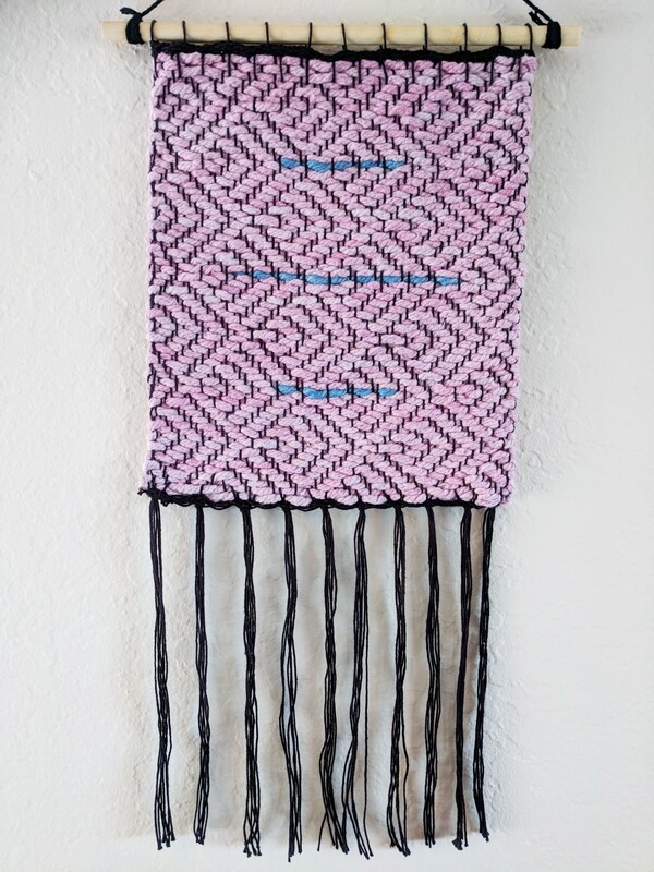 BALANCE WALL HANGING - NATURAL DYE - BLUSH PINK