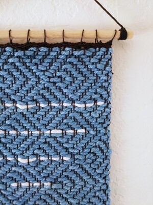 BALANCE WALL HANGING - NATURAL DYE - SKY BLUE