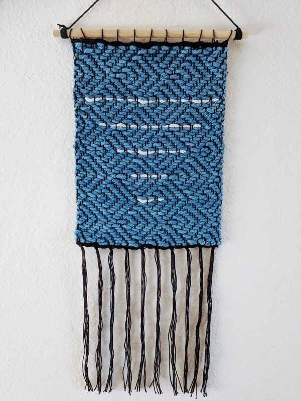 BALANCE WALL HANGING - NATURAL DYE - SKY BLUE
