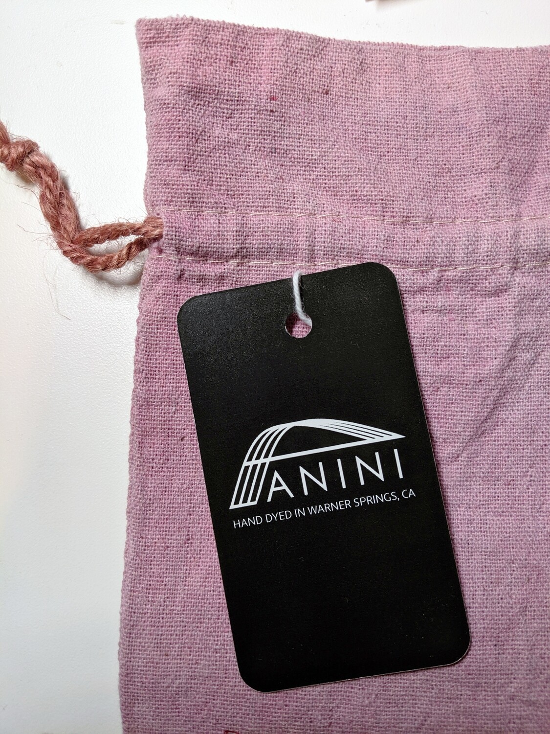 NATURAL DYE - LINEN GIFT BAG - LAVENDER