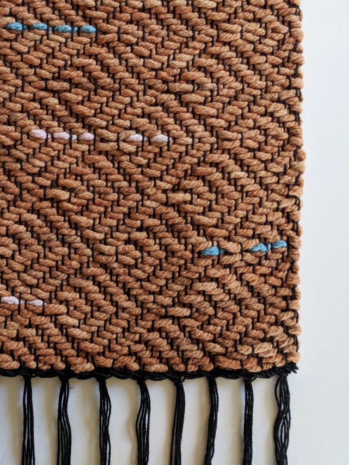 BALANCE WALL HANGING - NATURAL DYE - EARTH BROWN
