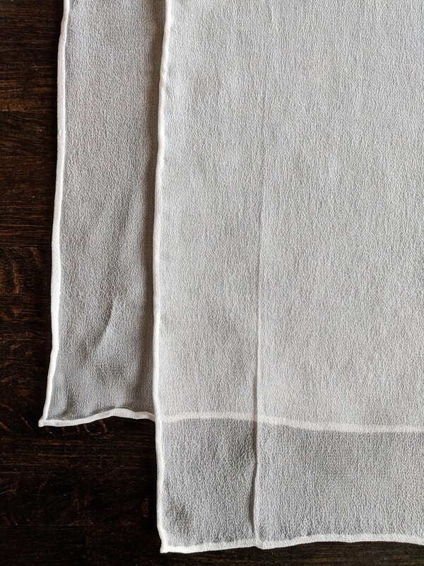 SILK CHIFFON SCARF