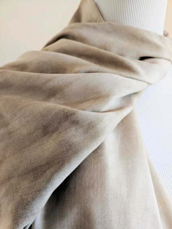 INFINITY SCARF - NATURAL DYE - EARTH TAN