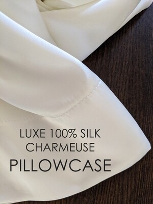 SILK CHARMEUSE PILLOWCASE